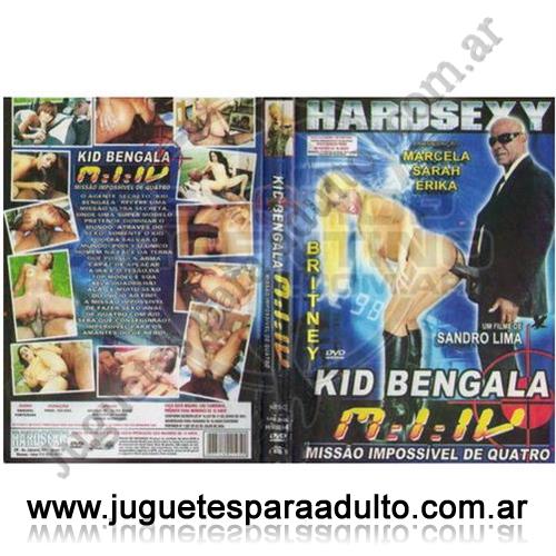 Películas eróticas, Dvd brasileras, DVD XXX Kid Bengala Missao Impossivel 4